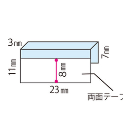 【150個】元祖！日本製　アクセサリー台紙専用 強粘着プラスチックフック ３㎜ 　 A002 4枚目の画像