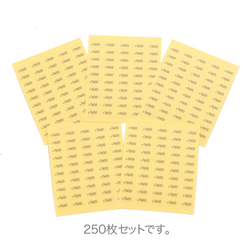 プライスシール（透明×黒文字） 【50円〜10000円から1種選択】 200枚 5×10㎜ 値段シール 6枚目の画像