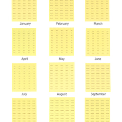 【台紙用シール　日本語・英語12ヶ月】600枚（透明地×黒文字）5×10㎜  誕生石 天然石 S132　S131 4枚目の画像