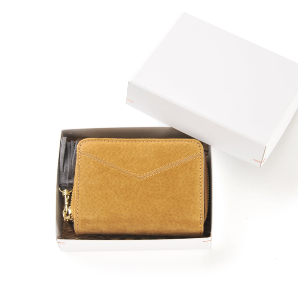 【5箱】角留め箱　ギフトボックス（二つ折財布） 145×115×37㎜　日本製 ハンドタオル B077・B078 6枚目の画像