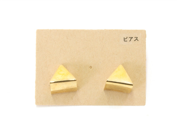 【台紙用シールA】 ピアス イヤリング 樹脂イヤリング　樹脂ピアス ノンホール　蝶バネ式　（透明×黒字）200枚 2枚目の画像