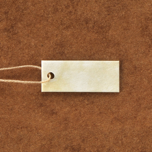 50枚】アンティーク値札S 9×22㎜ リング・ネックレス等 日本製 タグ
