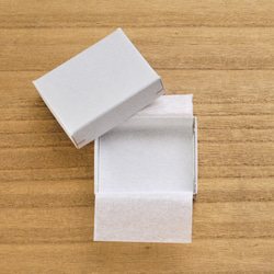 【25枚】薄葉紙（約70×150mm）角留め箱 Sサイズ用　白 ホワイト 紙 包装 日本製 A033 4枚目の画像