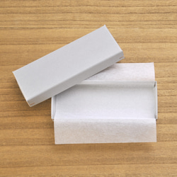【25枚】薄葉紙（約155×170mm）角留め箱 ロングサイズ用　白 ホワイト 薄紙 包装 日本製 A034 4枚目の画像