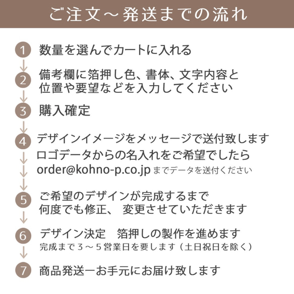 【名入れ箔押し】オリジナルギフトバッグ（M）W120×D85×H163㎜ 50枚 日本製 手提げ SB02 11枚目の画像