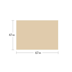 台紙と同じ紙のカード 無地 100枚　47×67mm（パール・マット・クラフト・グレー・ブラック）名刺 3枚目の画像