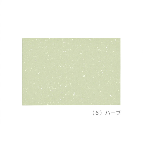 グリーンのカード 47×67mm（50枚）緑 名刺 ショップカード 台紙