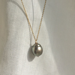 【K14GF】Tahitian Baroque Pearls Necklace 2枚目の画像