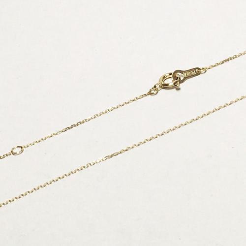 選べるK10/K18(10金/18金)日本製 アズキチェーンネックレス ネックレス