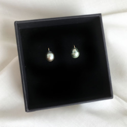 【K14GF】Tahitian Baroque Pearls Earring 5枚目の画像