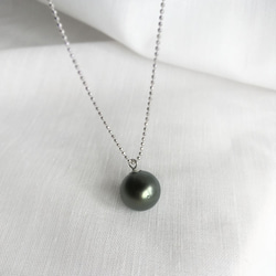 【SILVER】Tahitian Pearls Necklace 2枚目の画像