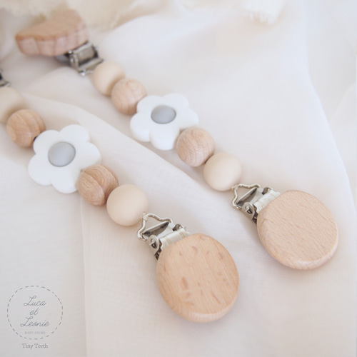 マルチクリップ ホワイトフラワー Tiny Teeth 雑貨・その他 Luca et