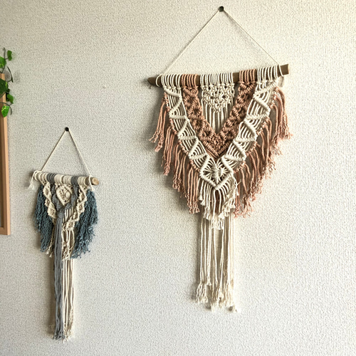 カラーが選べる！ マクラメ編み タペストリーNo1 手作りキット