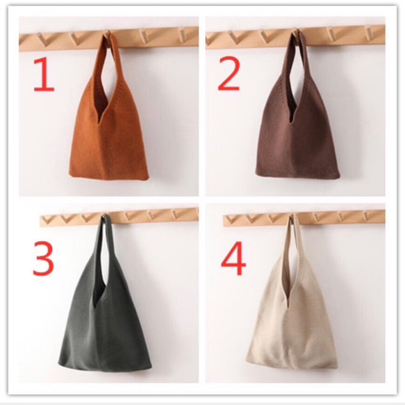 M IUM IUノベルティトートバック（限定 即納 ニットトートバッグ  