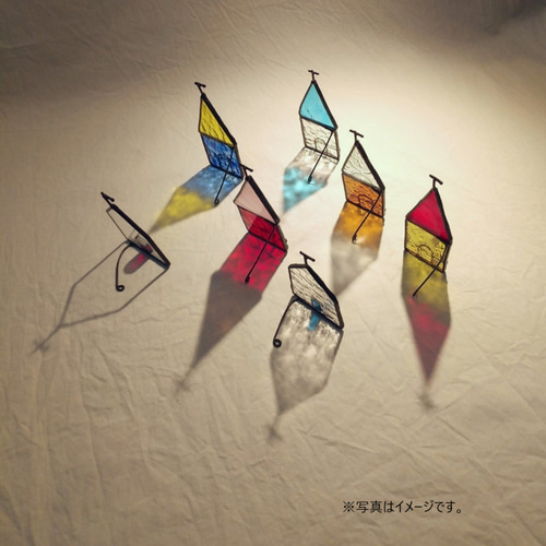 ステンドグラス 小さな教会 gm-017 立体・オブジェ Glass Mahalo 通販