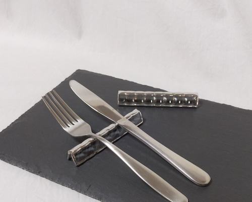 ステンドグラス カトラリーレスト① 二本セット gm-039 カトラリー