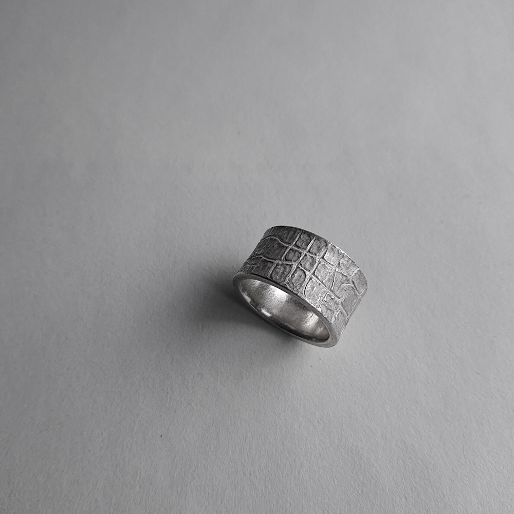 Leather Ring (Crocodile)