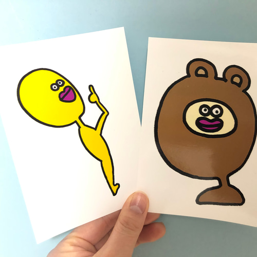 シュールなオリジナルイラスト 8枚セット イラスト はぴ 通販 11030149 