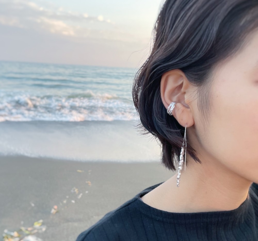 overlap earcuff <野村周平さん主演ドラマ　衣装提供>