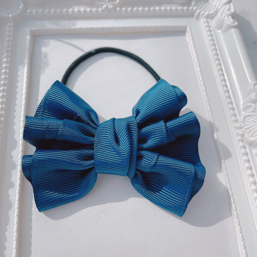 フリルリボンヘアゴム その他素材 ハッピーラビット 通販｜Creema  