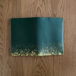 革と漆の文庫本カバー　翆霞～すいか～　 2枚目の画像
