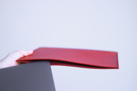 革と漆のiPadスリーブケース　 　霞～かすみ～ 2枚目の画像