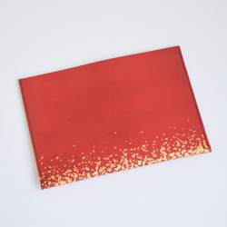 革と漆のiPadスリーブケース　 　霞～かすみ～ 3枚目の画像