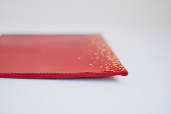 革と漆のiPadスリーブケース　 　霞～かすみ～ 4枚目の画像