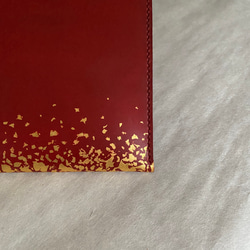 革と漆のiPadスリーブケース　 　霞～かすみ～ 8枚目の画像