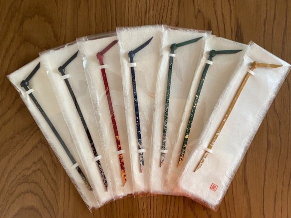 革と漆のしおり　翆霞～すいか～　 7枚目の画像