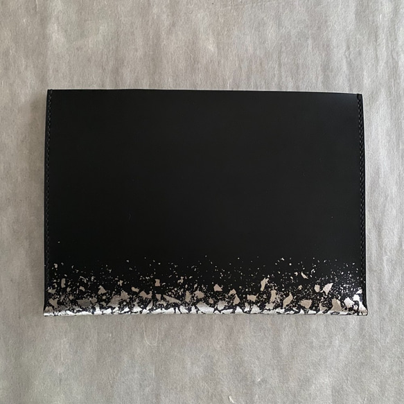 革と漆のiPadスリーブケース　 　霞～かすみ～ 