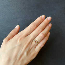 【ハート Heart  -愛の指環- 】真鍮/指輪 5枚目の画像