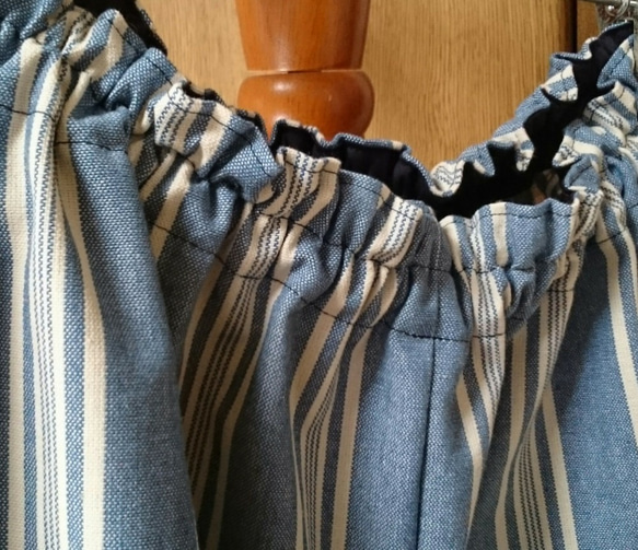 バルーンパンツ綿麻混丸底大きなポケットアラジン風ウエストゴム 2枚目の画像