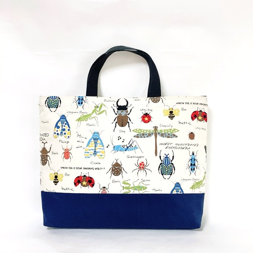 入園入学男の子昆虫手提げレッスンバック上履入れ上履き入れ絵本袋