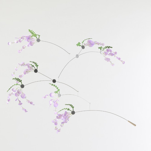 ゆらぎ盆栽（モビール） 藤 モビール okahan 通販 11721890｜Creema