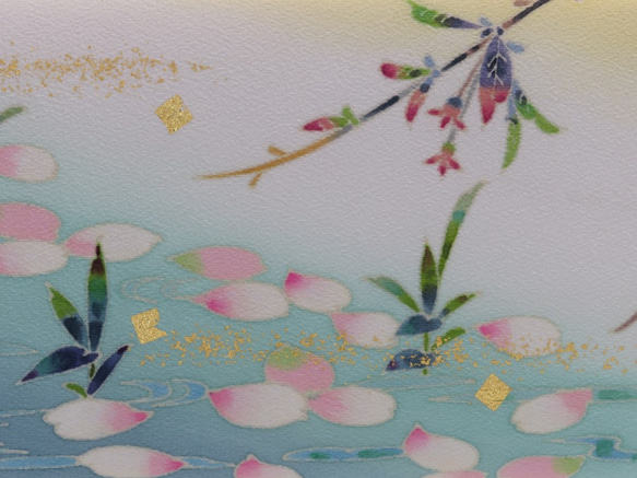 【はないかだ】染パネル　伝統工芸品⋆結婚祝い⋆銀婚式⋆新築祝い⋆誕生日の贈り物⋆インテリアとして日本の四季を楽しんで。　 3枚目の画像