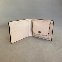 二つ折り財布（ナチュラル）No.02007-02 4枚目の画像