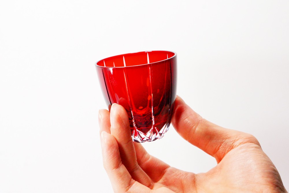 凛然切子　ぐいのみ　蕾-tubomi-おちょこ・ぐい呑み・徳利