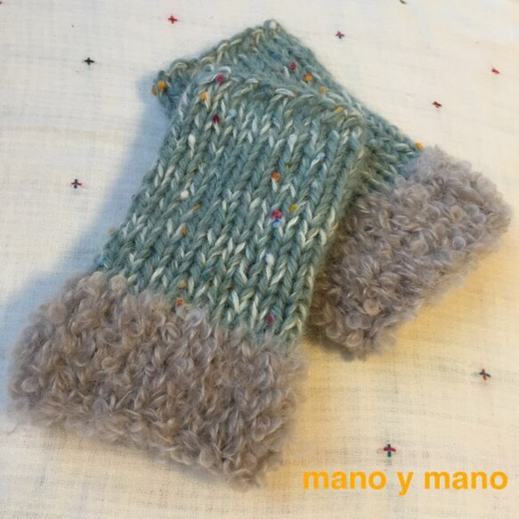 chico様オーダー品ふわもこレッグウォーマー 雑貨・その他 mano y mano 