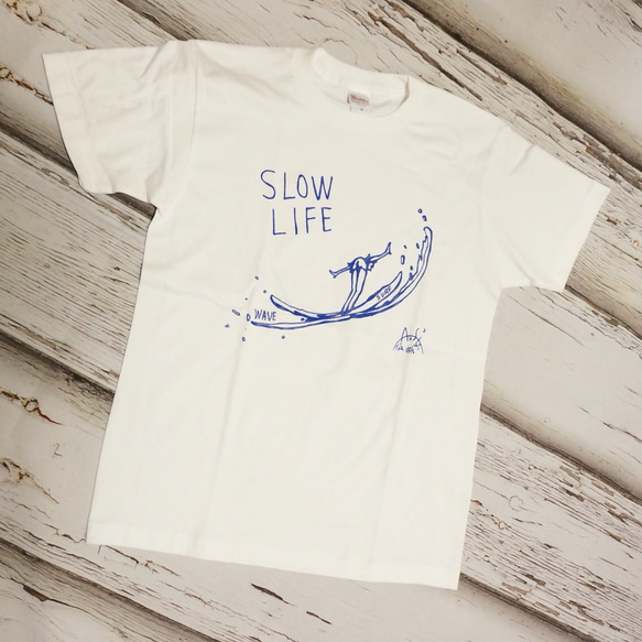 Aoshi-tokyo Slowlife&Surf Tシャツ  Mサイズ 1枚目の画像