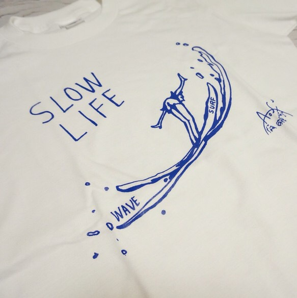 Aoshi-tokyo Slowlife&Surf Tシャツ 2枚目の画像