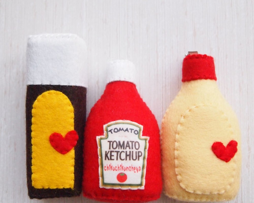 売り切れ　見本　　フエルト　パック飲料　調味料類　セット　おままごと　飾り 売り切れ 見本 フエルト パック飲料 調味料類 セット おままごと