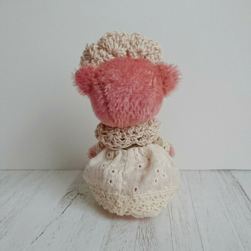 海外作家様作　ハンドメイド　ピンクのテディベア テディベアDIY手作りキット ピンク 3D ダイアモンドアートの通販