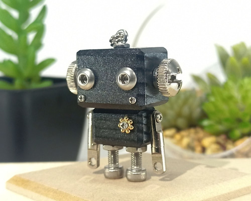 Ｍ*☆様 ロボット型キーホルダー adb87781e6d3393568f73c884aa68f