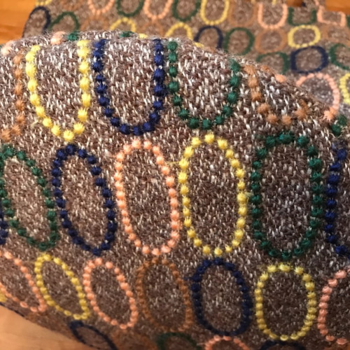 ミナペルホネン生地使用*バケツ型バッグ*tarte/brown バケツバッグ  