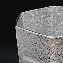 ビアグラス　酒器　錫　【RR】EC BEERGLASS　グラス　カップ　ロックンロール錫　錫器　アイスグレー　父の日 3枚目の画像