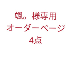 颯。様専用オーダーページ 1枚目の画像