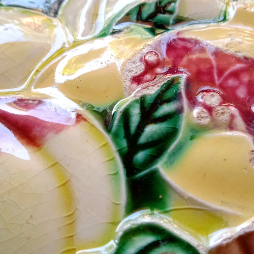 里帰り便・マジョリカタイル・100年前に海を渡ったアンティークタイル