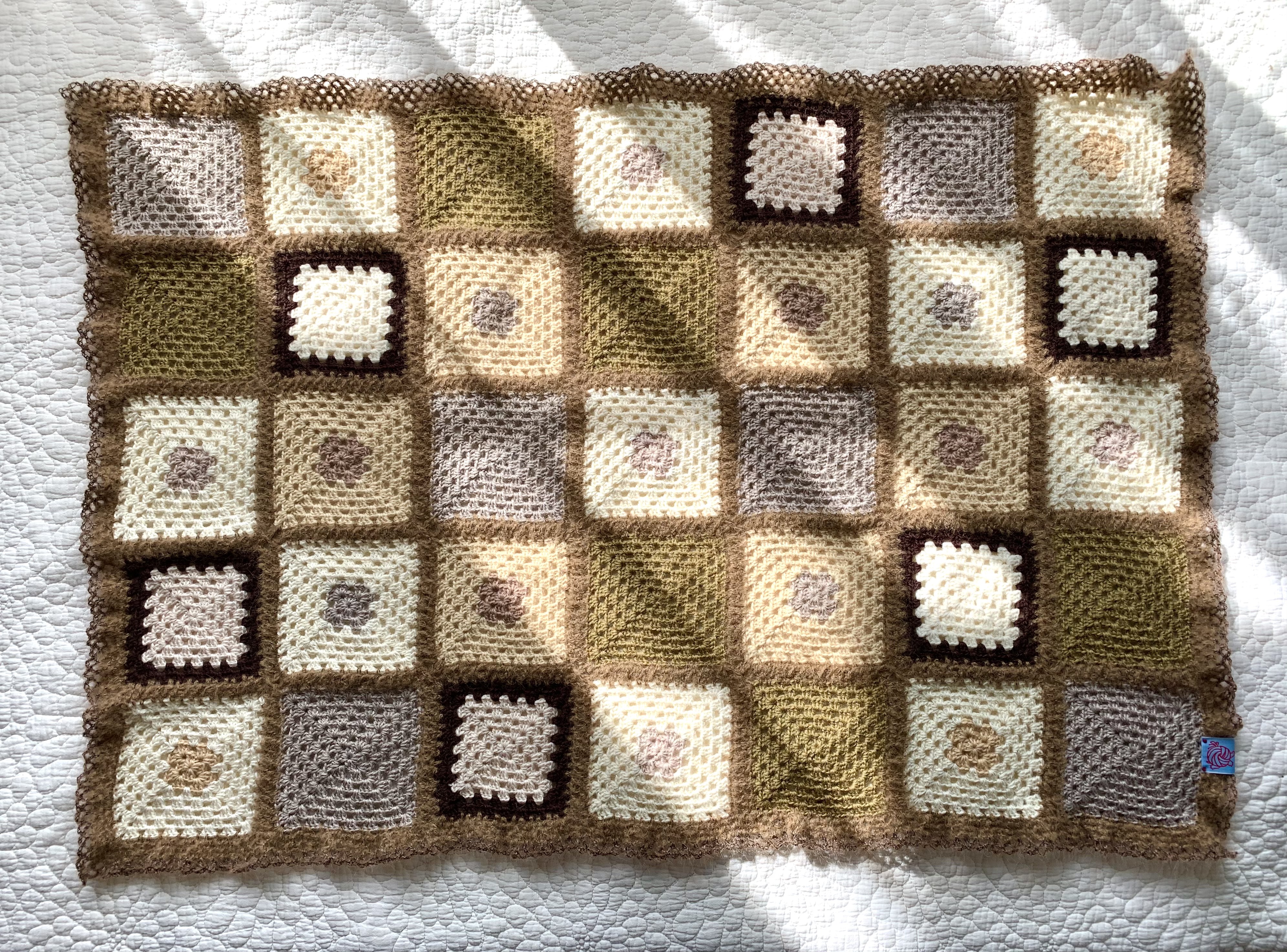 ブランケット　木の葉色