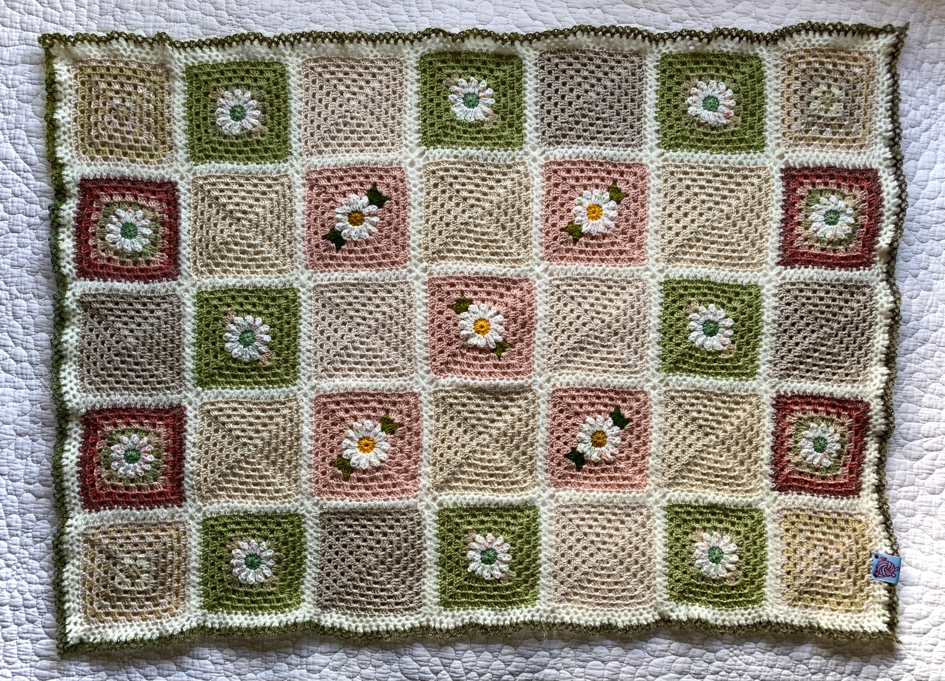 ブランケット　優しい色デイジー